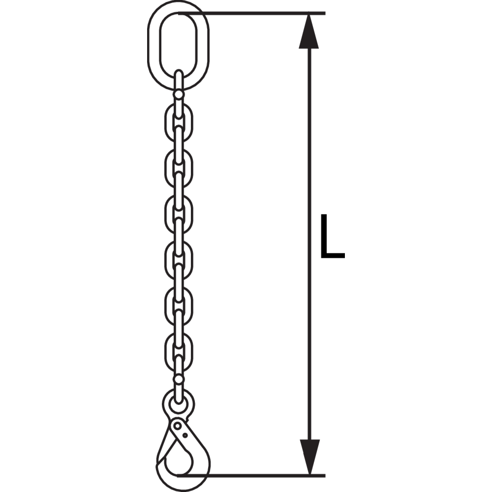 Chain sling technical information Certex Estonia